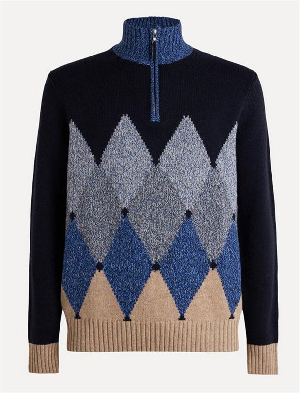 BALLANTYNE UOMO
ZIP NECK PULLOVER
B2W165