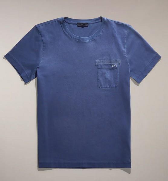 FAY UOMO 
T-SHIRTJERSEY FROSTED